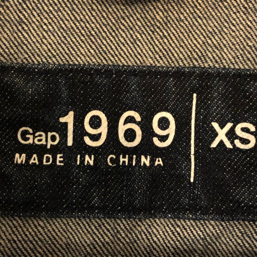 Gap 1969 Cropped Denim Jean Jacket, XS - Picture 2 of 5